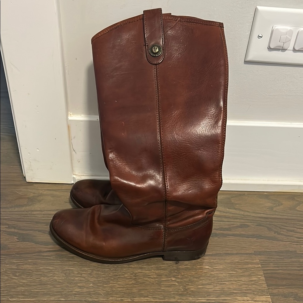Frye Women's Brown Heeled Boots
